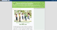 Desktop Screenshot of multiculturalcampassociation.blogspot.com