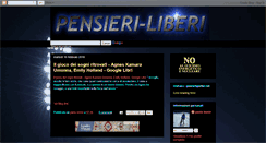 Desktop Screenshot of lliberpensiero.blogspot.com
