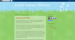 Desktop Screenshot of joyfuljourneyministry.blogspot.com