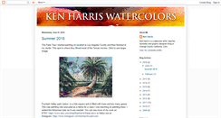 Desktop Screenshot of kenharriswatercolors.blogspot.com