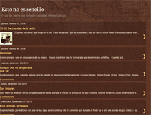 Tablet Screenshot of estonoessencillo.blogspot.com