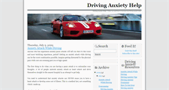 Desktop Screenshot of drivinganxietyhelp.blogspot.com