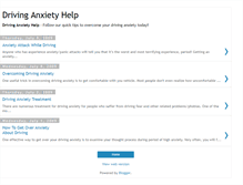 Tablet Screenshot of drivinganxietyhelp.blogspot.com