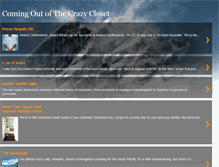 Tablet Screenshot of comingoutofthecrazycloset.blogspot.com