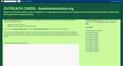 Desktop Screenshot of bookmarkministry-cards.blogspot.com