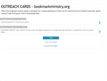 Tablet Screenshot of bookmarkministry-cards.blogspot.com
