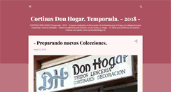 Desktop Screenshot of cortinasdonhogar.blogspot.com