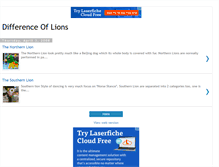 Tablet Screenshot of lionartsdif.blogspot.com