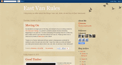 Desktop Screenshot of eastvanrules.blogspot.com