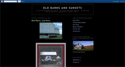 Desktop Screenshot of oldbarnsandsunsets.blogspot.com