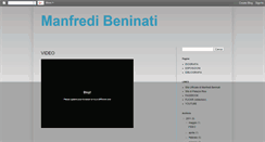 Desktop Screenshot of manfredibeninati.blogspot.com