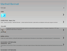 Tablet Screenshot of manfredibeninati.blogspot.com