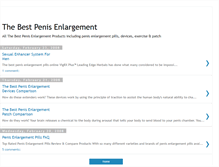 Tablet Screenshot of best-penisenlargement.blogspot.com