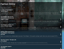 Tablet Screenshot of fashiononlinespace.blogspot.com