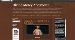 Desktop Screenshot of mydivinemercy.blogspot.com