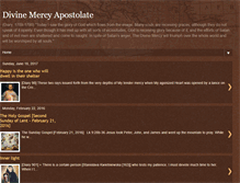 Tablet Screenshot of mydivinemercy.blogspot.com