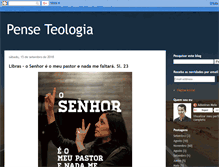 Tablet Screenshot of penseteologia.blogspot.com