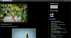 Desktop Screenshot of jeromessimulacrum.blogspot.com