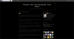 Desktop Screenshot of alithecrapwriter.blogspot.com