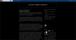 Desktop Screenshot of cacoprepsports.blogspot.com