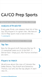 Mobile Screenshot of cacoprepsports.blogspot.com