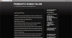 Desktop Screenshot of pembanturumahislam.blogspot.com