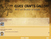 Tablet Screenshot of elvescraftsgallery.blogspot.com