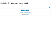 Tablet Screenshot of erdoalja1965.blogspot.com