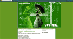 Desktop Screenshot of birgitsvisionen.blogspot.com