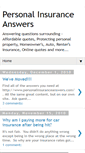 Mobile Screenshot of personalinsuranceanswers.blogspot.com