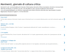Tablet Screenshot of movimenticagliari.blogspot.com