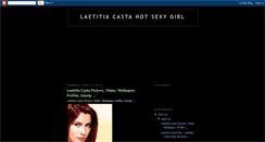 Desktop Screenshot of hot-sexy-model-laetitia-casta.blogspot.com