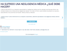 Tablet Screenshot of abogadosnegligenciasmedicas.blogspot.com