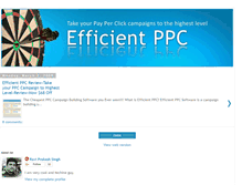 Tablet Screenshot of efficientppc.blogspot.com