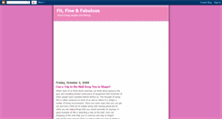 Desktop Screenshot of fitfinefabulous.blogspot.com