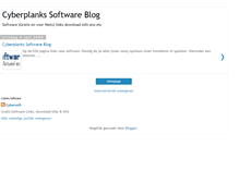 Tablet Screenshot of cyberplanks-software.blogspot.com