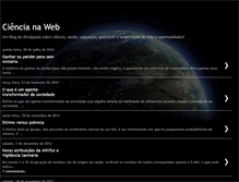Tablet Screenshot of cienciaonweb.blogspot.com