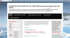 Desktop Screenshot of freecommodity-tips.blogspot.com