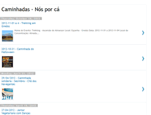Tablet Screenshot of caminhadasnosporca.blogspot.com