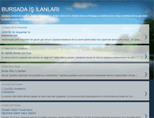 Tablet Screenshot of bursada-is-ilanlari.blogspot.com