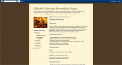 Desktop Screenshot of logoshistoriauniversal.blogspot.com