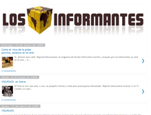 Tablet Screenshot of bloglosinformantes.blogspot.com