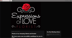 Desktop Screenshot of expressionsofloveflorist.blogspot.com