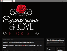 Tablet Screenshot of expressionsofloveflorist.blogspot.com