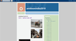 Desktop Screenshot of anntoonindia2010.blogspot.com