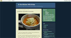 Desktop Screenshot of in-the-kitchen-with-krista.blogspot.com