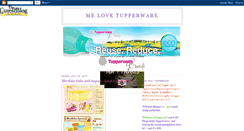 Desktop Screenshot of melovetupperware.blogspot.com