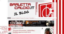 Desktop Screenshot of barlettacalcio.blogspot.com