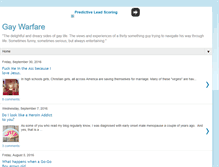Tablet Screenshot of gaywarfare.blogspot.com