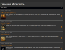 Tablet Screenshot of pracownia-alchemiczna.blogspot.com